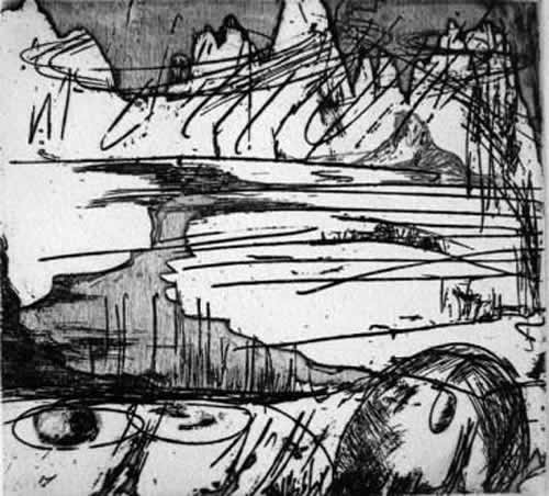 paysagyeux IV   17x16cm